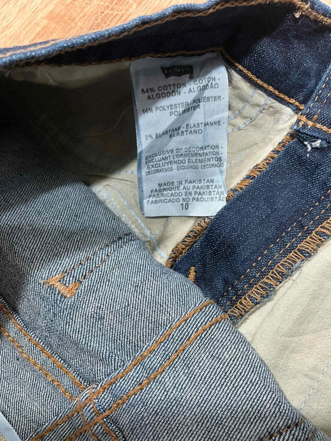 Short Levi's 512 Perfectly Slimming 10 Chic Femme Bleu foncé Slv002 – photo 11